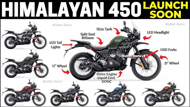 Royal Enfield Himalayan 450 Price, Top Speed, Mileage, Weight, Engine, Colors & Images