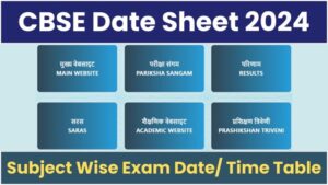 CBSE 12th Date Sheet Released 2025 Download Time Table at.cbse.nic.in CBSE 12th Board Exam Dates