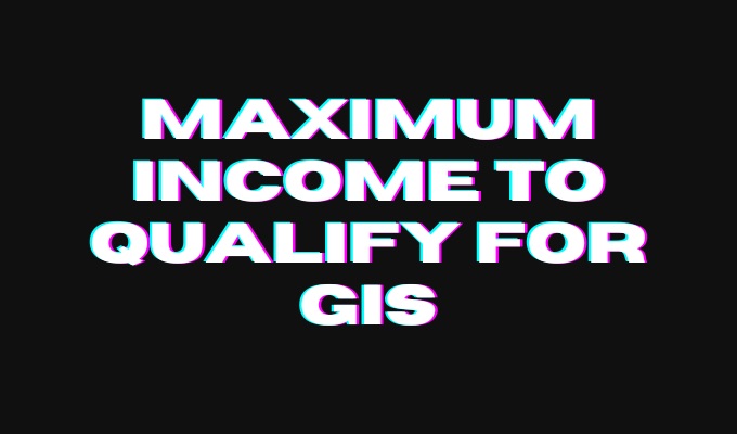 Maximum Income for GIS