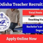 SSB Odisha Teacher Recruitment 2025, Notification,, Eligibility 2064 Vacancies, Apply Online