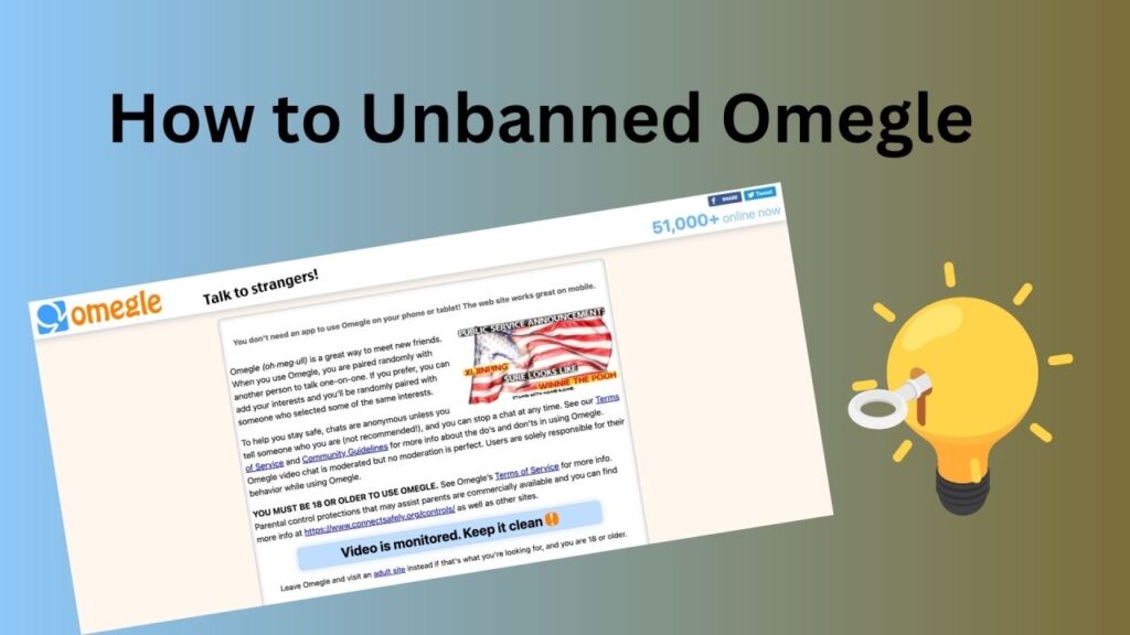 How to get unbanned from Omegle