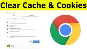 How to clear cookies and cache