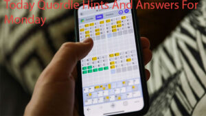Today Quordle Hints And Answers For Monday