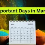 Important Days in March 2024: National and International Check the Complete List here!