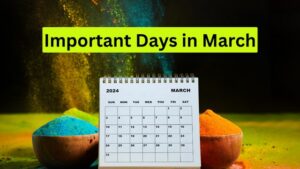 Important Days in March 2025: National and International Check the Complete List here!
